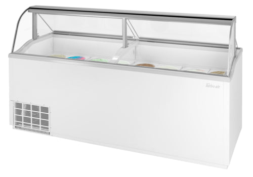 Turbo Air TIDC-91W-N 89" Stand Alone Ice Cream Freezer w/ 16 Tub Capacity, 115v-cityfoodequipment.com