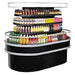 Turbo Air TIOM-20RSRB-N 48" Vertical Island Open Air Cooler w/ (4) Levels, 220v/1ph-cityfoodequipment.com