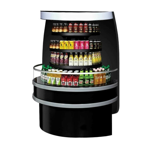 Turbo Air TIOM-48RB-N 48" Vertical Island Open Air Cooler w/ (3) Levels, 220v/1ph-cityfoodequipment.com