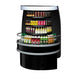 Turbo Air TIOM-48RB-N 48" Vertical Island Open Air Cooler w/ (3) Levels, 220v/1ph-cityfoodequipment.com