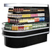 Turbo Air TIOM-48RSB-N 48" Horizontal Island Open Air Cooler w/ (4) Levels, 220v/1ph-cityfoodequipment.com