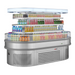 Turbo Air TIOM-48RSRS-N 48" Horizontal Island Open Air Cooler w/ (4) Levels, 220v/1ph-cityfoodequipment.com