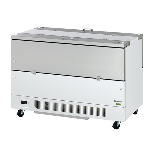 Turbo Air TMKC-58-2-WS-N6 Super Deluxe Milk Cooler w/ Dual Top & Side Access - (1024) Half Pint Carton Capacity, 115v-cityfoodequipment.com