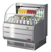 Turbo Air TOM-30SS-N 28 1/8" Horizontal Open Air Cooler w/ (3) Levels, 115v-cityfoodequipment.com