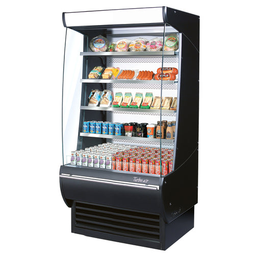 Turbo Air TOM-36DXB-N 36" Vertical Open Air Cooler w/ (5) Levels, 115v-cityfoodequipment.com