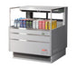 Turbo Air TOM-36L-UFD-S-1S-N 34 3/4" Horizontal Open Air Cooler w/ (1) Level, 115v-cityfoodequipment.com