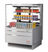 Turbo Air TOM-36L-UFD-S-3S-N 34 3/4" Horizontal Open Air Cooler w/ (3) Levels, 115v-cityfoodequipment.com