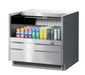 Turbo Air TOM-36UC-S-N 36 1/4" Drop In Open Air Cooler w/ (1) Level, 115v-cityfoodequipment.com