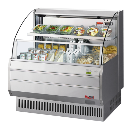 Turbo Air TOM-40LS-N 39 1/8" Horizontal Open Air Cooler w/ (2) Levels, 115v-cityfoodequipment.com