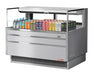 Turbo Air TOM-48L-UFD-S-1S-N 46 3/4" Horizontal Open Air Cooler w/ (1) Level, 115v-cityfoodequipment.com