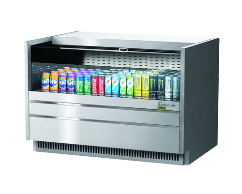 Turbo Air TOM-48UC-S-N 48 1/4" Drop In Open Air Cooler w/ (1) Level, 115v-cityfoodequipment.com