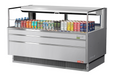 Turbo Air TOM-60L-UFD-S-1S-N 58 3/4" Horizontal Open Air Cooler w/ (1) Level, 115v-cityfoodequipment.com