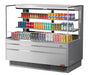 Turbo Air TOM-60L-UFD-S-3S-N 58 3/4" Horizontal Open Air Cooler w/ (3) Levels, 115v-cityfoodequipment.com