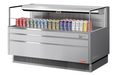 Turbo Air TOM-60L-UF-S-1S-N 58 3/4" Horizontal Open Air Cooler w/ (1) Level, 115v-cityfoodequipment.com