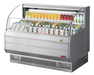 Turbo Air TOM-60SS-N 63 3/8" Horizontal Open Air Cooler w/ (3) Shelves, 115v-cityfoodequipment.com