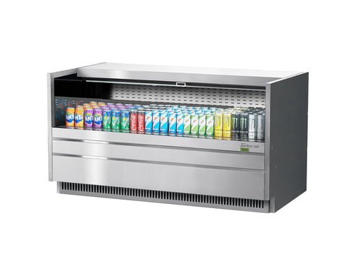 Turbo Air TOM-60UC-S-N 60 1/4" Drop In Open Air Cooler w/ (1) Level, 115v-cityfoodequipment.com