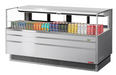 Turbo Air TOM-72L-UFD-S-1S-N 70 3/4" Horizontal Open Air Cooler w/ (1) Level, 220v/1ph-cityfoodequipment.com