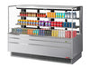 Turbo Air TOM-72L-UFD-S-3S-N 70 3/4" Horizontal Open Air Cooler w/ (3) Levels, 220v/1ph-cityfoodequipment.com