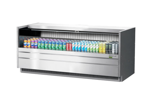 Turbo Air TOM-72UC-S-N 72 1/4" Drop In Open Air Cooler w/ (1) Level, 115v-cityfoodequipment.com