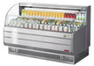 Turbo Air TOM-75SS-N 75 3/4" Horizontal Open Air Cooler w/ (3) Levels, 115v-cityfoodequipment.com