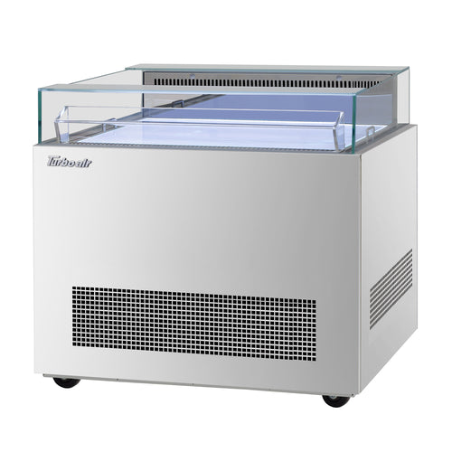 Turbo Air TOS-40NN-S 40 1/4" Horizontal Open Air Cooler w/ (1) Level, 115v-cityfoodequipment.com