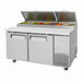 Turbo Air TPR-67SD-N 67" Super Deluxe Pizza Prep Table w/ Refrigerated Base, 115v-cityfoodequipment.com