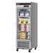 Turbo Air TSF-23GSD-N 27" Super Deluxe One Section Reach In Freezer, (1) Right Hinge Glass Door, 115v-cityfoodequipment.com