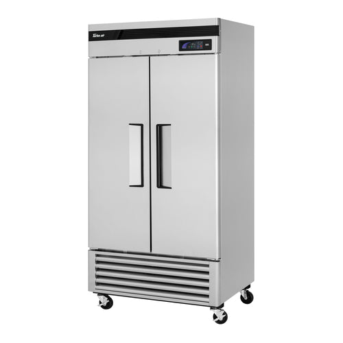 Turbo Air TSF-35SDN-N 39 1/2" Super Deluxe Two Section Reach In Freezer, (2) Left/Right Hinge Solid Doors, 115v-cityfoodequipment.com