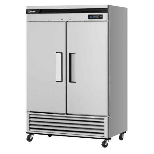 Turbo Air TSF-49SD-N 54 3/8" Super Deluxe Two Section Reach In Freezer, (2) Left/Right Hinge Solid Doors, 115v-cityfoodequipment.com