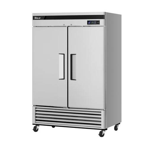 Turbo Air TSR-49SD-N6 54 3/8" Two Section Reach In Refrigerator, (2) Left/Right Hinge Solid Doors, 115v-cityfoodequipment.com