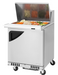 Turbo Air TST-28SD-12-FB-N 27 1/2" Super Deluxe Mega Top Sandwich/Salad Prep Table w/ Refrigerated Base, 115v-cityfoodequipment.com