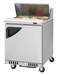 Turbo Air TST-28SD-FB-N 27 1/2" Super Deluxe Sandwich/Salad Prep Table w/ Refrigerated Base, 115v-cityfoodequipment.com