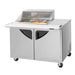 Turbo Air TST-48SD-12M-N-CL 48 1/4" Super Deluxe Mega Top Sandwich/Salad Prep Table w/ Refrigerated Base, 115v-cityfoodequipment.com