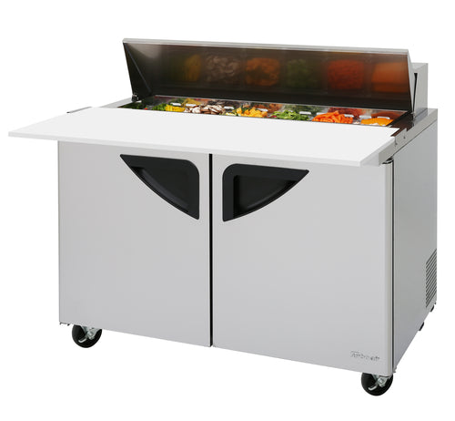 Turbo Air TST-48SD-12-N 48 1/4" Super Deluxe Sandwich/Salad Prep Table w/ Refrigerated Base, 115v-cityfoodequipment.com