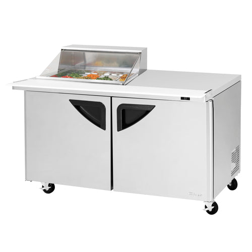 Turbo Air TST-60SD-12M-N-CL 60 1/4" Super Deluxe Mega Top Sandwich/Salad Prep Table w/ Refrigerated Base, 115v-cityfoodequipment.com