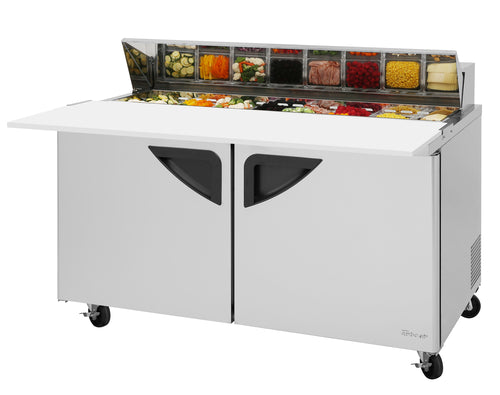 Turbo Air TST-60SD-16-N 60 1/4" Super Deluxe Sandwich/Salad Prep Table w/ Refrigerated Base, 115v-cityfoodequipment.com