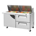 Turbo Air TST-60SD-24-D2-N 60 1/4" Super Deluxe Mega Top Sandwich/Salad Prep Table w/ Refrigerated Base, 115v-cityfoodequipment.com