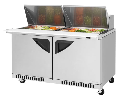 Turbo Air TST-60SD-24-FB-N 60 1/4" Super Deluxe Mega Top Sandwich/Salad Prep Table w/ Refrigerated Base, 115v-cityfoodequipment.com
