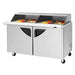 Turbo Air TST-60SD-24-N-SL 60 1/4" Super Deluxe Mega Top Sandwich/Salad Prep Table w/ Refrigerated Base, 115v-cityfoodequipment.com