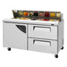 Turbo Air TST-60SD-D2-N 60 1/4" Super Deluxe Sandwich/Salad Prep Table w/ Refrigerated Base, 115v-cityfoodequipment.com