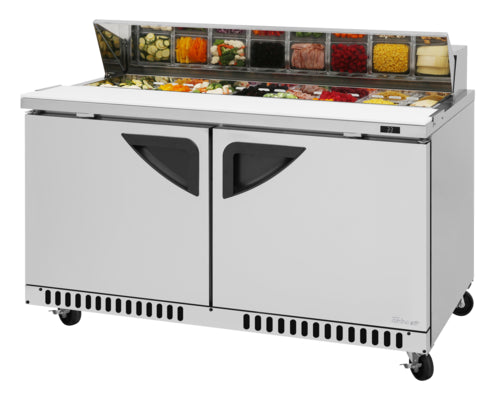 Turbo Air TST-60SD-FB-N 60 1/4" Super Deluxe Sandwich/Salad Prep Table w/ Refrigerated Base, 115v-cityfoodequipment.com