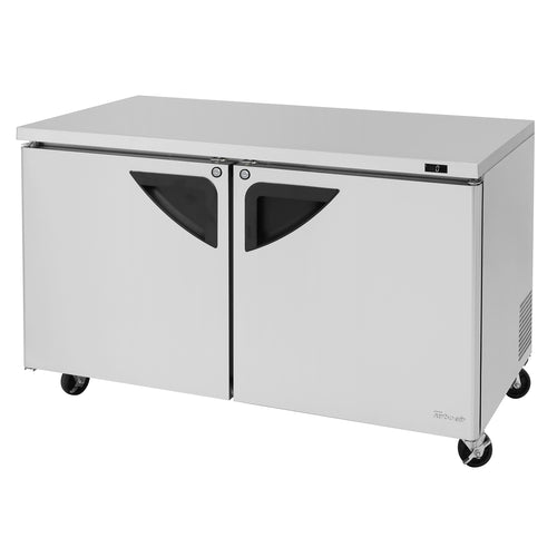 Turbo Air TUF-60SD-N 60 1/4" W Undercounter Freezer w/ (2) Sections & (2) Doors, 115v-cityfoodequipment.com