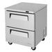 Turbo Air TUR-28SD-D2-N 27 1/2" W Undercounter Refrigerator w/ (1) Section & (2) Drawers, 115v-cityfoodequipment.com