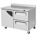 Turbo Air TWR-48SD-D2-N 48 1/4" Worktop Refrigerator w/ (2) Sections, 115v-cityfoodequipment.com