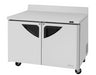 Turbo Air TWR-48SD-N 48" Worktop Refrigerator w/ (2) Sections, 115v-cityfoodequipment.com