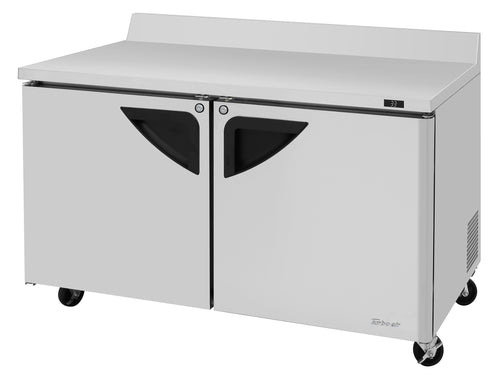 Turbo Air TWR-60SD-N 60 1/4" Worktop Refrigerator w/ (2) Sections & (2) Doors, 115v-cityfoodequipment.com