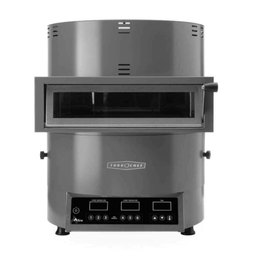 TurboChef FIRE Countertop Pizza Oven - Single Deck, 208 240v/1ph, Red-cityfoodequipment.com
