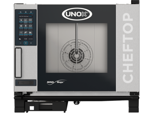 Unox XAVC-0511-GPLM CHEFTOP Mind.maps® Half Size Combi Oven - Boiler Based, Convertible-cityfoodequipment.com
