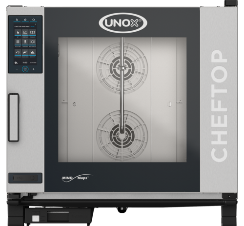 Unox XAVC-06FS-GPLM CHEFTOP Mind.maps® Half Size Combi Oven - Boiler Based, Convertible-cityfoodequipment.com