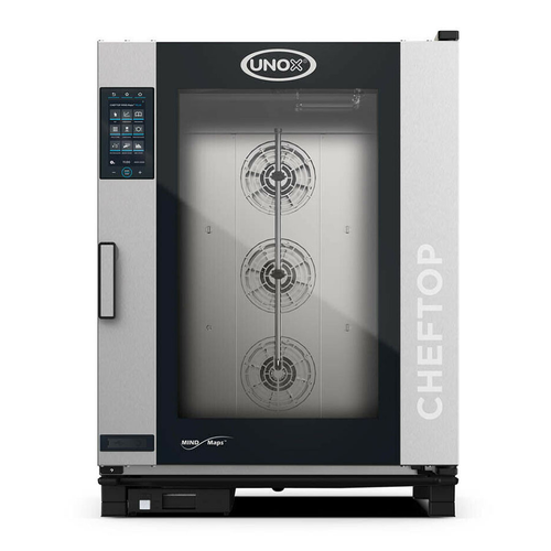 Unox XAVC-10FS-HPLM CHEFTOP Mind.maps® Half Size Combi Oven - Boiler Based, 480v/3ph-cityfoodequipment.com